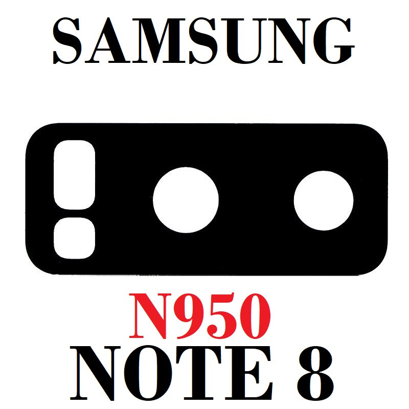 SAMSUNG NOTE 8 N950 N950F - CRISTAL LENTE DE CÁMARA