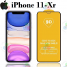 iPhone 11 - iPhone Xr - protector de CRISTAL TEMPLADO 9d