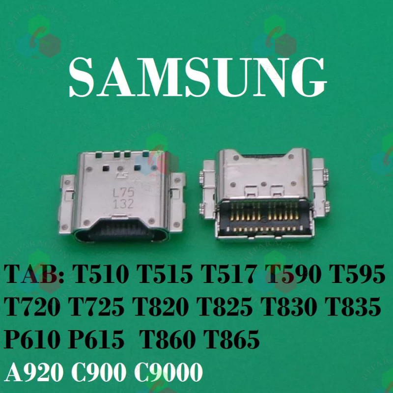 Samsung TAB T820,T825,T510,T515,T517,T590,T595,T720,T725,T820 T825 T830 T835 7860 T865 S6 Lite,P610,P615 ,T380-T385-A920-PUERTO