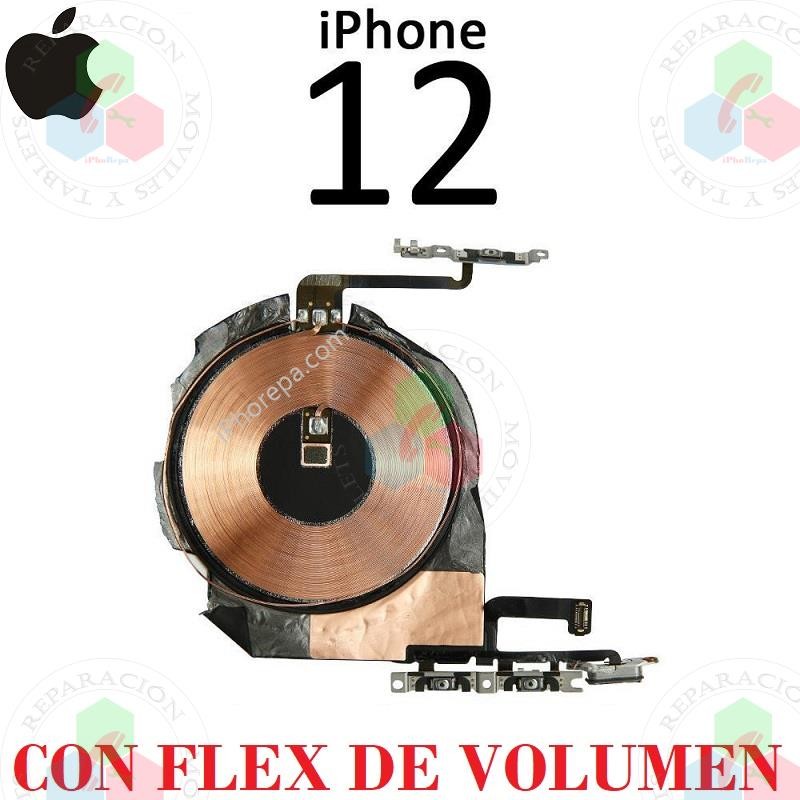 iPhone 12 / iPhone 12 Pro -  antena nfc + BOBINA + ENCENDIDO + VOLUMEN