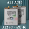 SAMSUNG A31 A315F 2020  / A22 4G A225F 2021 / A32 4G A325F - BATERIA BULK CON LOGO