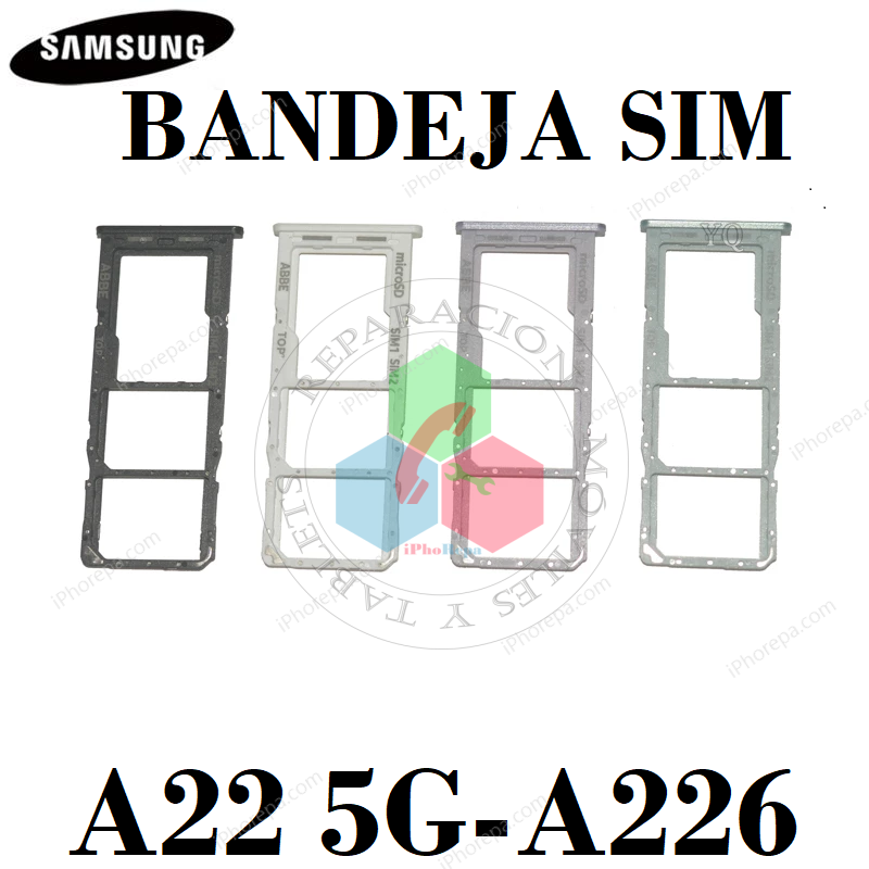 SAMSUNG A22 5G 2021 A226 A226B - BANDEJA DUAL SIM + MICRO SD - ELEGIR COLOR
