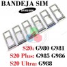 Samsung S20 4G 2020 G980F / S20 5G 2020 G981B / S20 Plus 4G 2020 G985F / S20 Ultra 4G / 5G - BANDEJA dual sim SIM