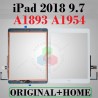 iPad 2018 9.7  A1893 A1954 - PANTALLA TACTIL BLANCO ORIGINAL + HOME