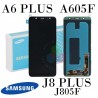 SAMSUNG A6 PLUS A605F a605 - J8 PLUS J805F J805 - PANTALLA SERVICE PACK