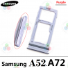 SAMSUNG A52 4G 5G A525 A526  A72 A725 A725F - BANDEJA SIM AZUL VIOLETA