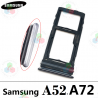 SAMSUNG A52 4G 5G A525 A526  A72 A725 A725F - BANDEJA SIM NEGRO