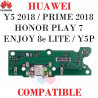 HUAWEI Y5 2018 PRIME 2018 HONOR PLAY 7 ENJOY 8 LITE / Y5P - PLACA DE CARGA