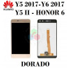HUAWEI Y5 2017 - Y6 2017 - NOVA YOUNG Y5 II - HONOR 6 - PANTALLA dorado