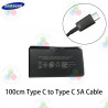 SAMSUNG cargador BASE DE CARGA 25W + CABLE CABLE TIPO "C" A TIPO "C"