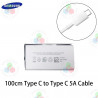 SAMSUNG cargador BASE DE CARGA 25W + CABLE CABLE TIPO "C" A TIPO "C"
