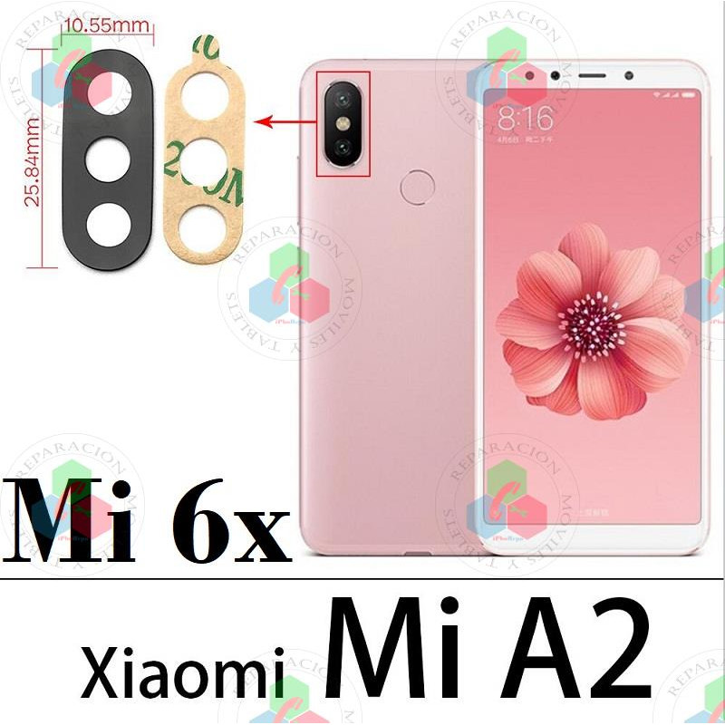 Xiaomi Mi A2 2018 M1804D2SG M1804D2SI / Mi 6x 2018 - cristal lente de camara