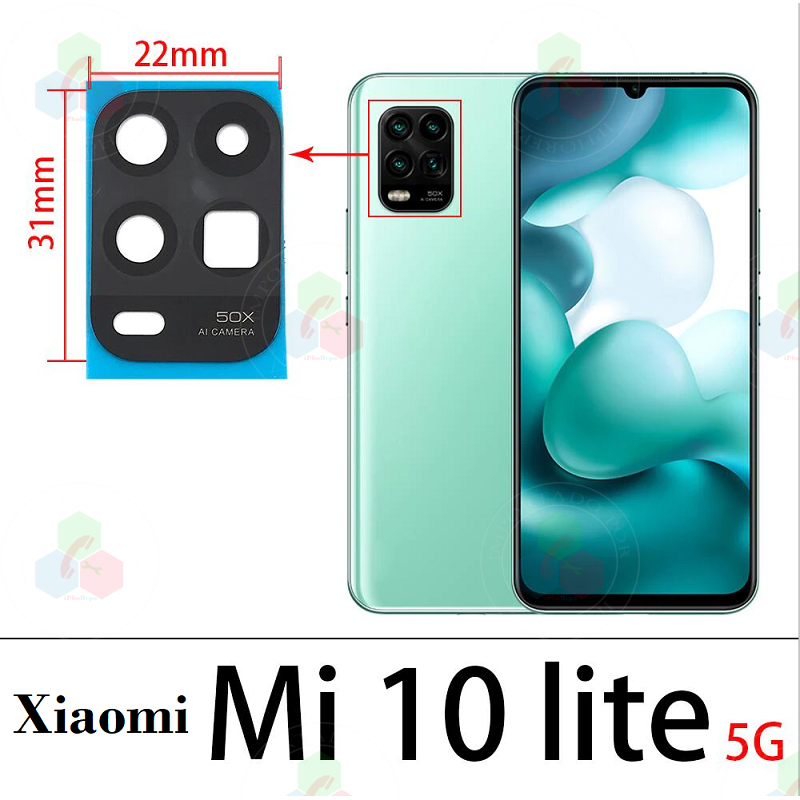 Xiaomi Mi 10 Lite 5G 2020 M2002J9G - cristal lente de cámara