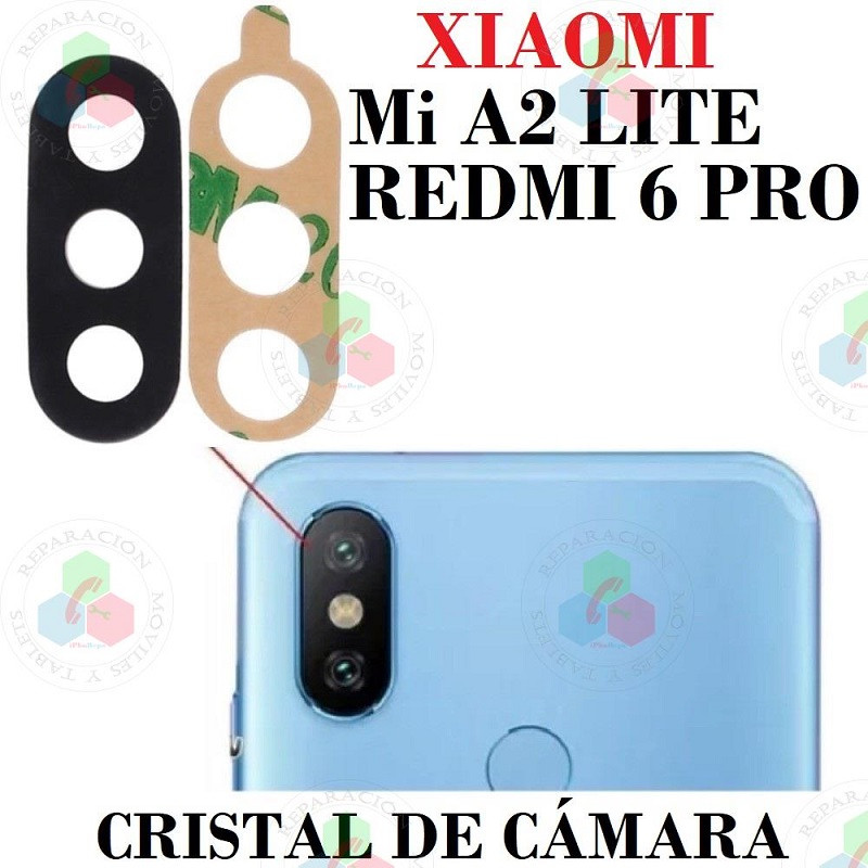 Xiaomi Mi A2 Lite / Redmi Note 6 Pro - cristal lente de cámara