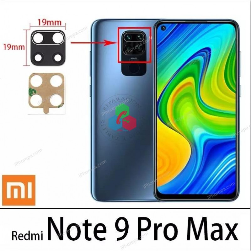 Xiaomi Redmi  Note 9 Pro Max / Note 9 4g / Note 9s / 10x / 4G - cristal lente de cámara