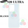 SAMSUNG S20 Ultra 4G / 5G G988B G988 - TAPA TRASERA - BLANCO