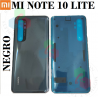 XIAOMI MI NOTE 10 LITE - TAPA TRASERA - NEGRO