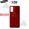 SAMSUNG S20 G980F / S20 5G G981B - TAPA TRASERA - ROJO