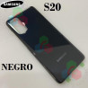SAMSUNG S20 G980F / S20 5G G981B - TAPA TRASERA - NEGRO
