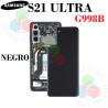 SAMSUNG S21 ULTRA / G998B - TAPA TRASERA - NEGRO