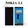 NOKIA 3.1 / TA-1049 / TA-1057 / TA-1063 / TA-1070 / TA-1074 - PANTALLA - NEGRO