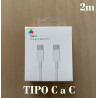 CABLE TIPO C a C -  iPad / macbook -  2 metros
