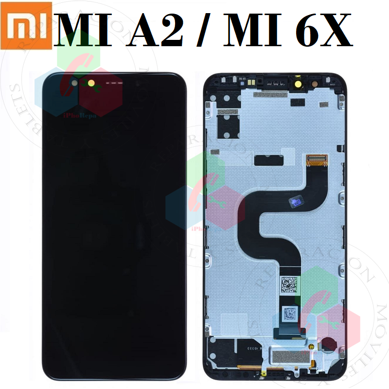 Xiaomi Mi A2 2018 M1804D2SG M1804D2SI / Mi 6x 2018 - PANTALLA compatible CON MARCO negro