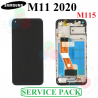 Samsung M11 4G 2020 M115 M115F - PANTALLA service pack con marco