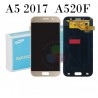 SAMSUNG A5 2017 A520F a520 - PANTALLA SERVICE PACK DORADO