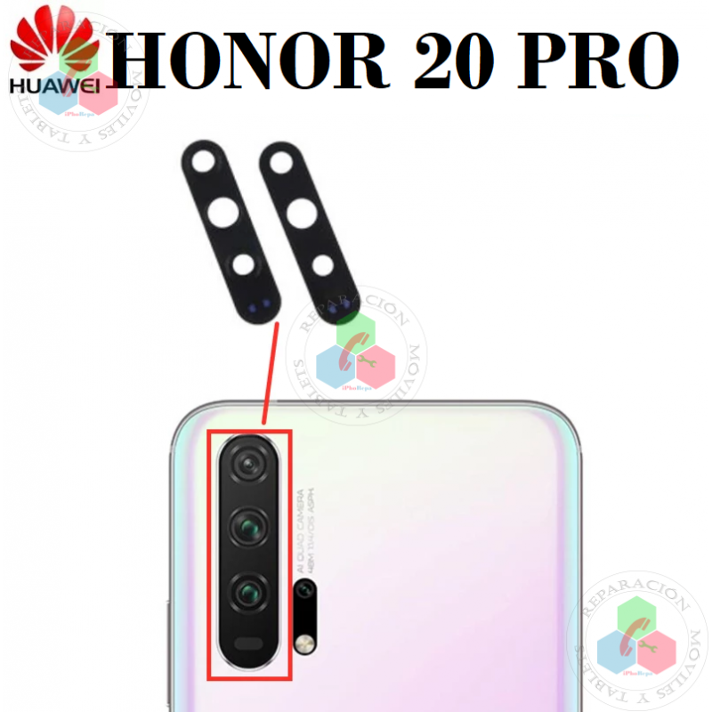 HUAWEI Honor 20 Pro (YAL-AL10, YAL-L41) - CRISTAL lente CÁMARA