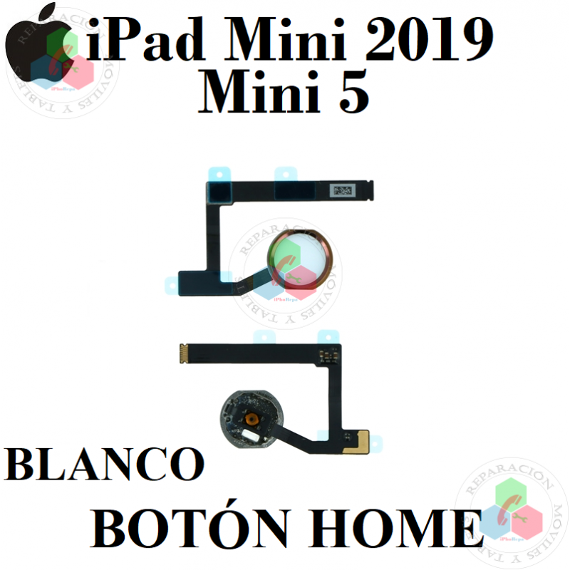 iPAD MINI (2019) / ipad MINI 5 - boton home / inicio - BLANCO