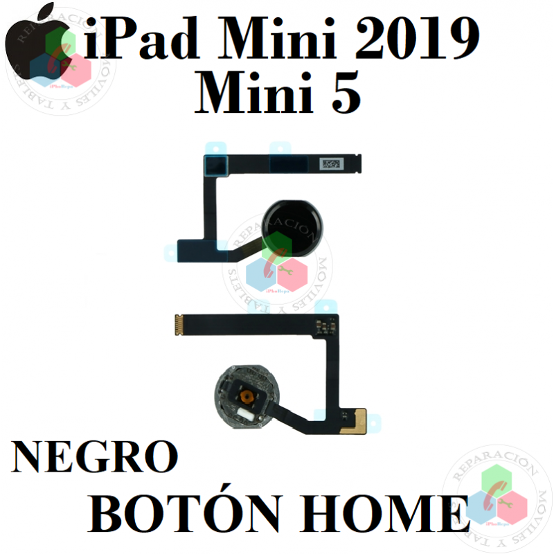 iPAD MINI (2019) / ipad MINI 5 - boton home / inicio - NEGRO