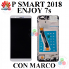 HUAWEI P SMART 2018 / ENJOY 7s - PANTALLA CON MARCO - BLANCO