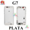 HUAWEI G7 - TAPA TRASERA - PLATA