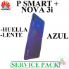 HUAWEI P SMART PLUS + / NOVA 3i - TAPA TRASERA CON HUELLA + LENTE - AZUL - SERVICE PACK