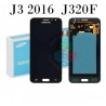 SAMSUNG J3 2016 J320  - PANTALLA original service pack NEGRO
