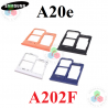 SAMSUNG A20e A202F A202 - BANDEJA dual SIM + MICRO SD