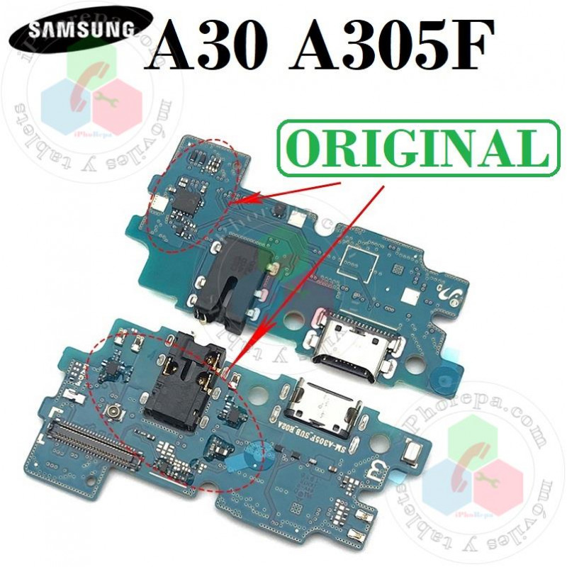 SAMSUNG A30 2019 A305 A305F - PLACA DE CARGA ORIGINAL REFURBISHED