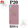 Huawei P20 (EML-L29 / EML-L09) 2018 - TAPA TRASERA de cristal con logo - ROSA