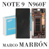 SAMSUNG NOTE 9 N960F-PANTALLA MARCO MARRON