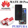 Huawei Mate 20 Pro 2018 (LYA-L09 / LYA-L29 / LYA-L0C) - PANTALLA CON MARCO PURPURA - SERVICE PACK