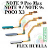 XIAOMI REDMI NOTE 9S / REDMI NOTE 9 PRO / PRO MAX / POCO X3 - BOTON HUELLA ORIGINAL
