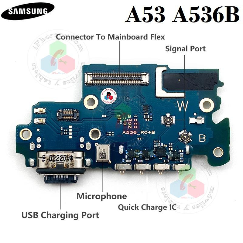 SAMSUNG A53 5G 2022 A536B A536 - PLACA DE CARGA ORIGINAL REFURBISHED