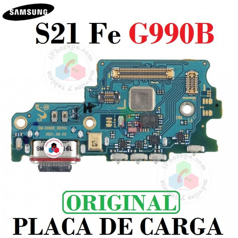 SAMSUNG S21 FE G990B 2021 - PLACA DE CARGA ORIGINAL refurbished