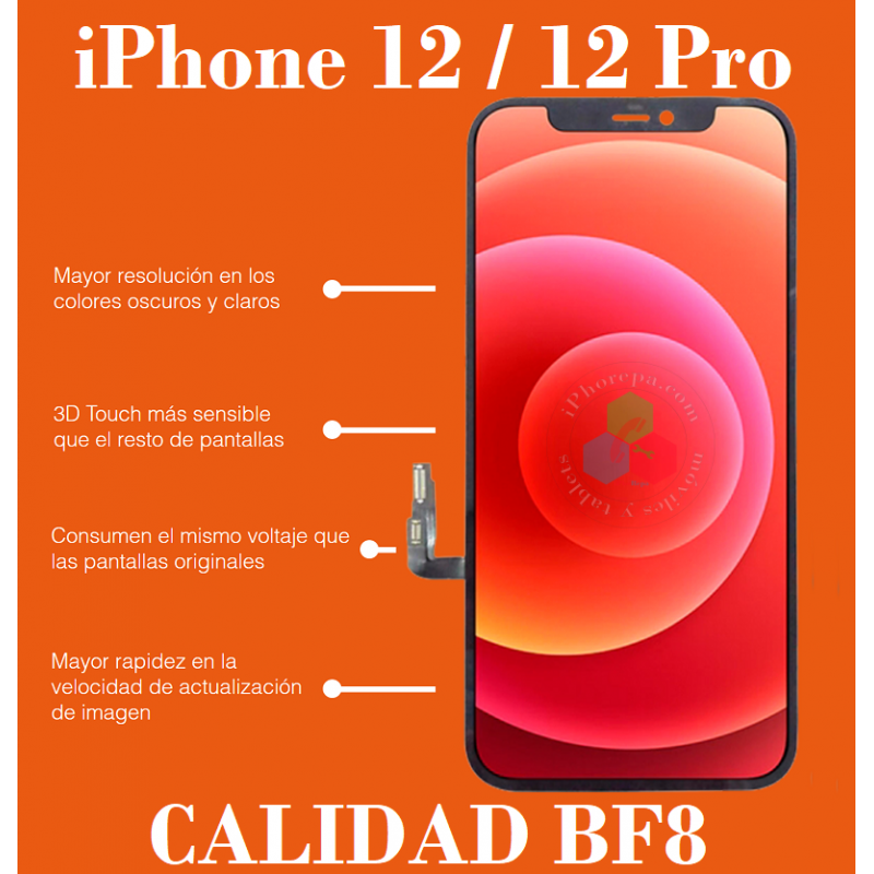 iPhone 12 - iPhone 12 PRO - PANTALLA CALIDAD BF8