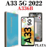 Samsung  A33 5G 2022 A336B A336 - Pantalla SERVICE PACK PLATA
