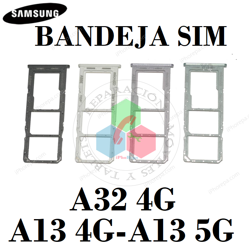 SAMSUNG A13 4G A135F / A13 5G A136B / A32 4G A325F - BANDEJA DUAL SIM + MICRO SD