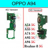 OPPO A54 5G / A55 5G / A74 5G / A93 5G / A94 5G / Realme 8 5G - SUB PLACA DE CARGA COMPATIBLE
