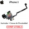 iPhone X - Flex auricular completo con sensor de proximidad - COMPATIBLE