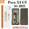 Xiaomi Poco X3 GT 5G 2021 21061110AG - PANTALLA SERVICE PACK CON MARCO GRIS